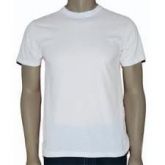 Camiseta Masculina Manga Curta Branca